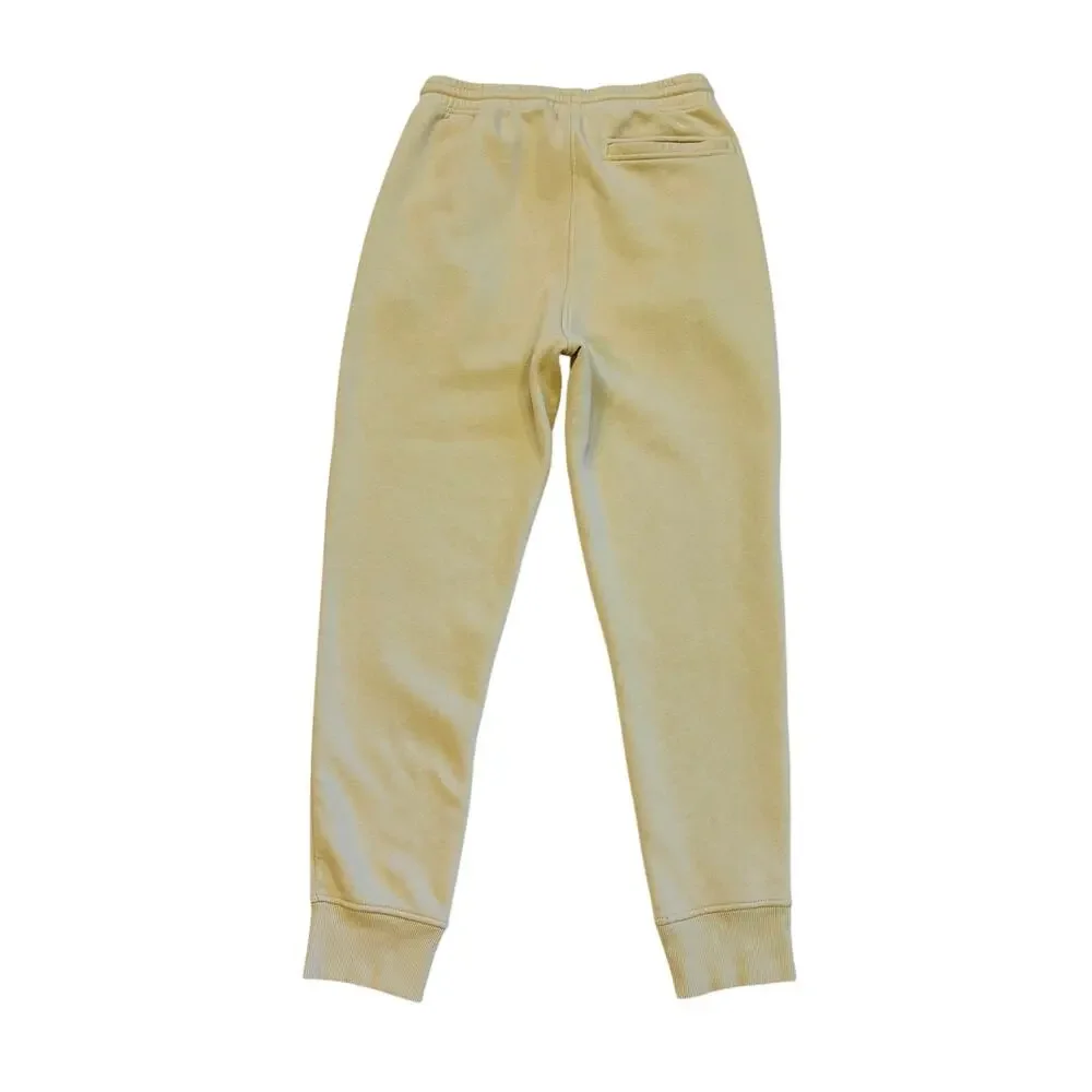 The North Face Sweatpants Mens Size Small Cream Core Jogger Fleece Lined Cuffed